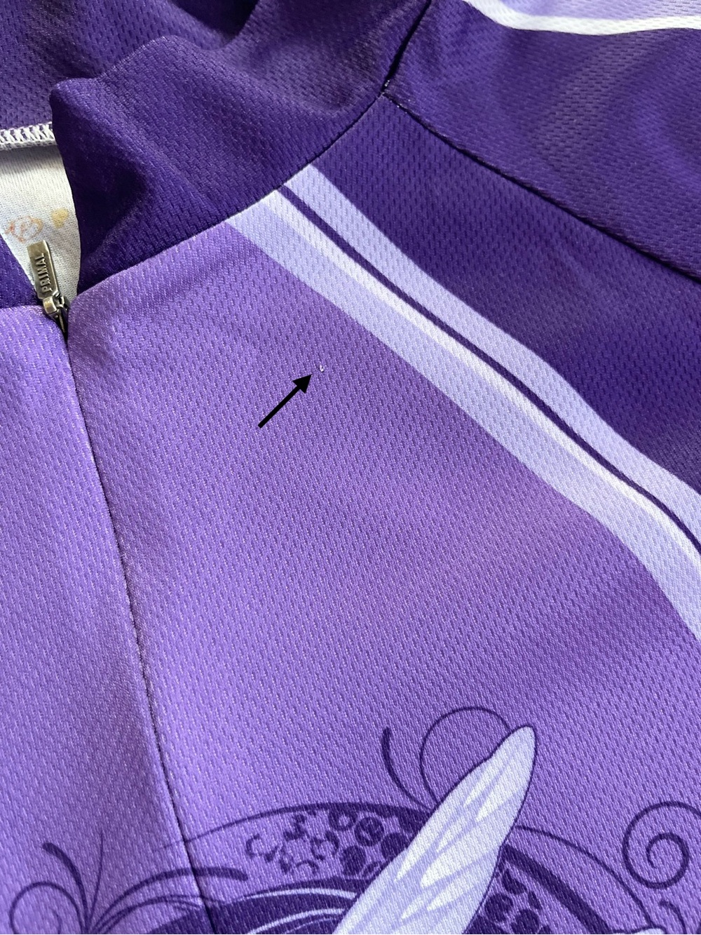 Primal Wear Women’s Purple Dragonfly Chrysalis Cycling Jersey L Front Zip - Picture 5 of 8